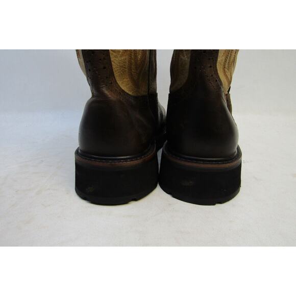 Wolverine Mens Size 11 EW Two Toned Brown Leather Cowboy Western Boots main image 5